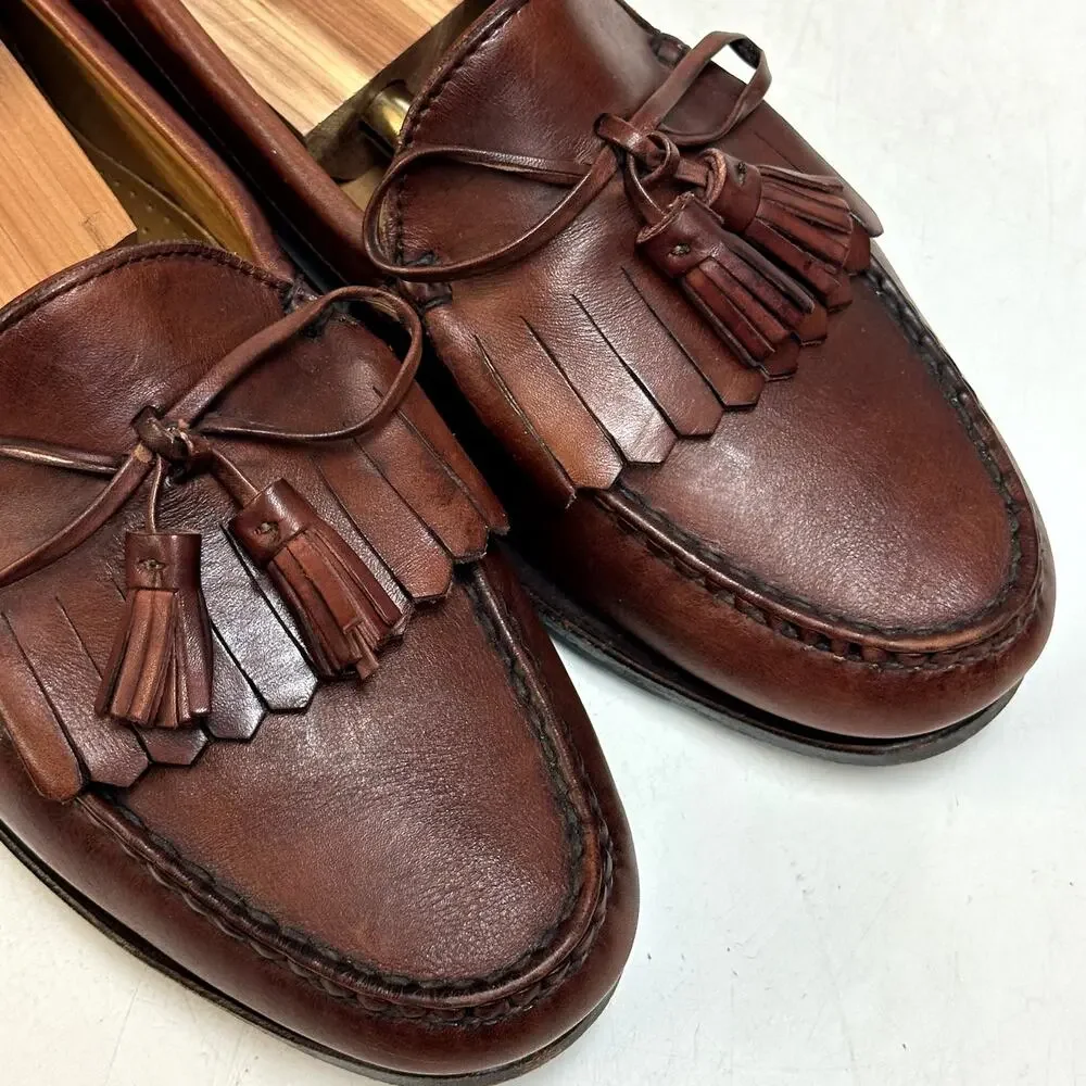 EXCELLENT Rancourt & Co. x FootJoy Tassel Loafer Made in Maine USA 10.5 E Wide